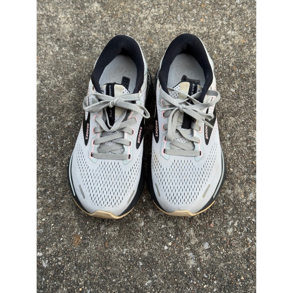 Brooks Adrenaline GTS 22 Womens Running Shoes Grey Black 1203531B035 Size 6 - Picture 2 of 8